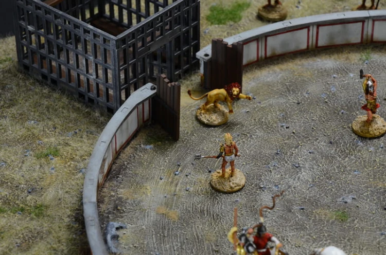 Walka gladiatorów zestaw bitewny diorama 6196 Italeri