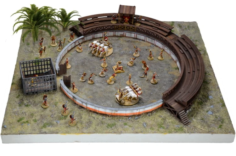 Walka gladiatorów zestaw bitewny diorama 6196 Italeri