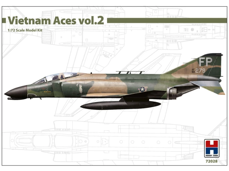 Samolot McDonnell Douglas F-4D Phantom II 72028 Hobby 2000