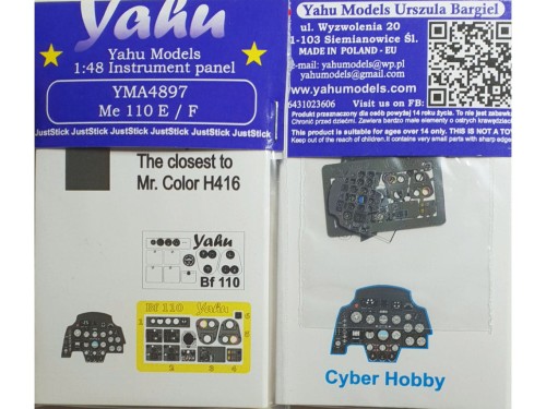 Fototrawiona tablica do Bf110 E/F