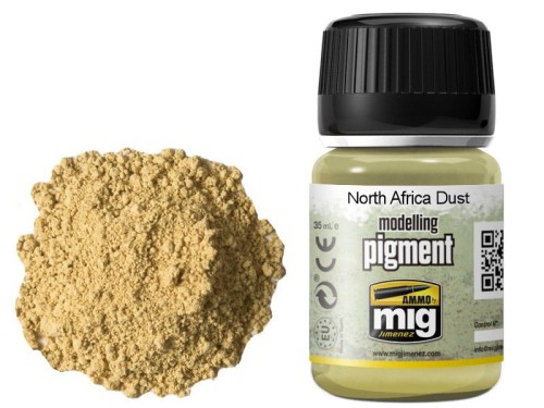 Pigment modelarski North Africa dust A.MIG-3003 AMMO Mig Jimenez