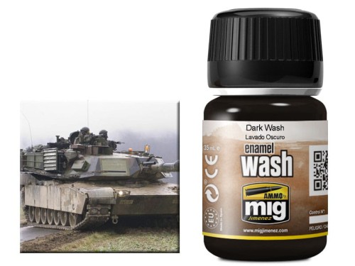 Wash modelarski Dark for NATO camouflages A.MIG-1008 AMMO Mig Jimenez