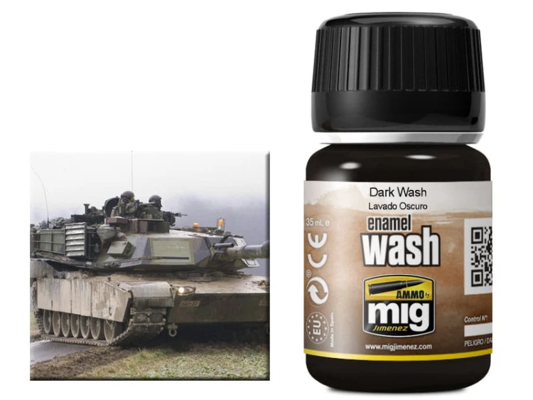 Wash modelarski Dark for NATO camouflages A.MIG-1008 AMMO Mig Jimenez