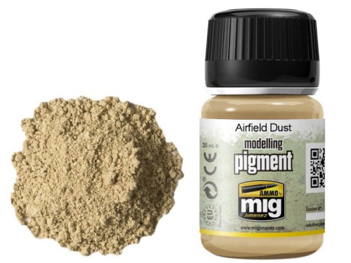Pigment modelarski Airfield Dust A.MIG-3011 AMMO Mig Jimenez