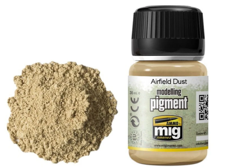Pigment modelarski Airfield Dust A.MIG-3011 AMMO Mig Jimenez