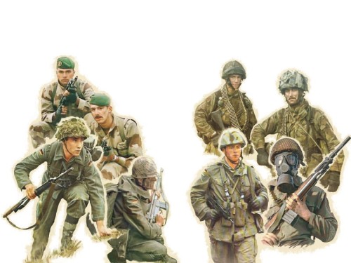 Figurki żołnierze wojsk NATO 6191 Italeri