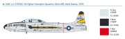 Samolot Lockheed T-33A Shooting Star 1444 Italeri