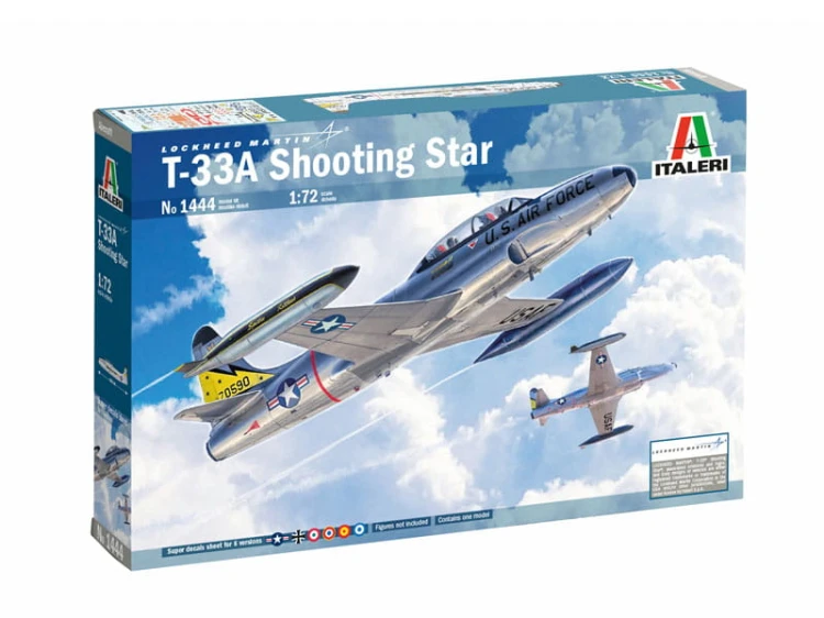 Samolot Lockheed T-33A Shooting Star 1444 Italeri