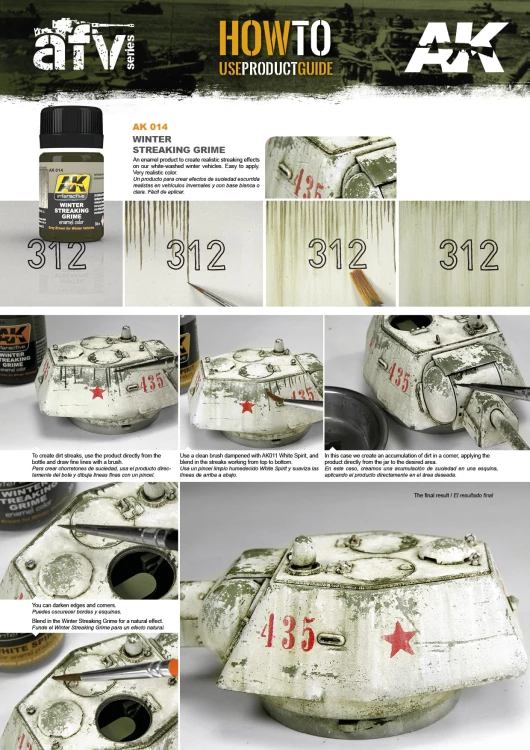 Weathering Winter streaking grime AK014 AK Interactive