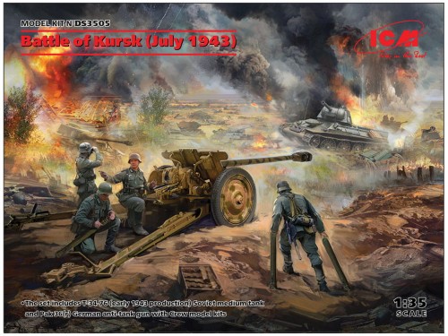 Czołg T-34/76 armata 3,7cm PaK 36 DS3505 ICM