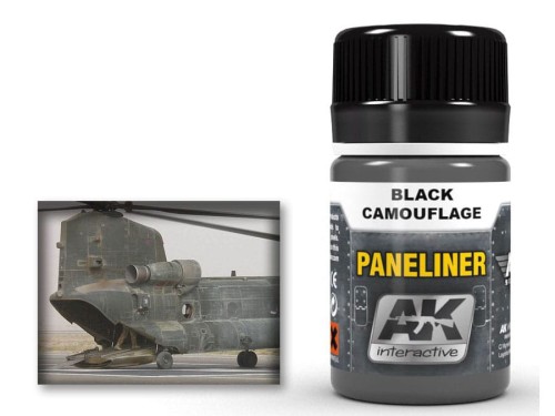Farba Paneliner Black Camouflage AK2075 AK Interactive