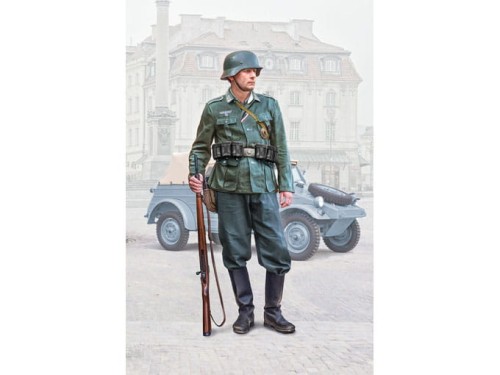 Figurka żołnierz piechoty niemieckiej 7407 Italeri