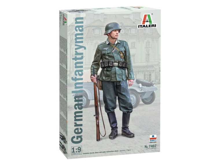Figurka żołnierz piechoty niemieckiej 7407 Italeri