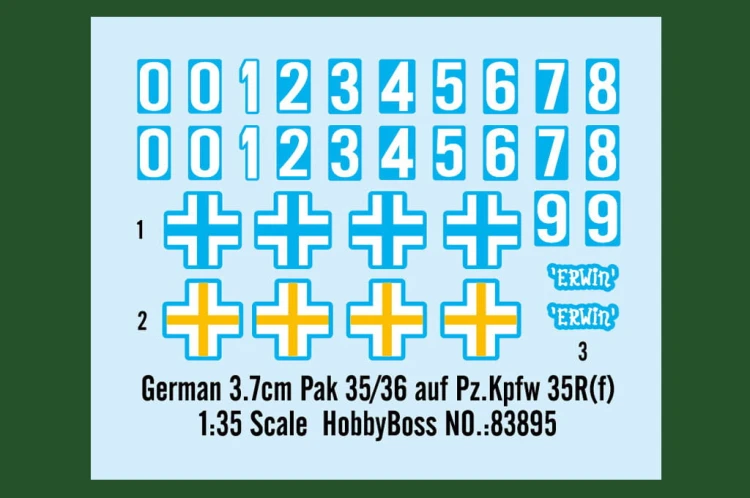 Niszczyciel 3,7cm PaK 35/36 auf PzKpfw 35R(f) 83895 Hobby Boss