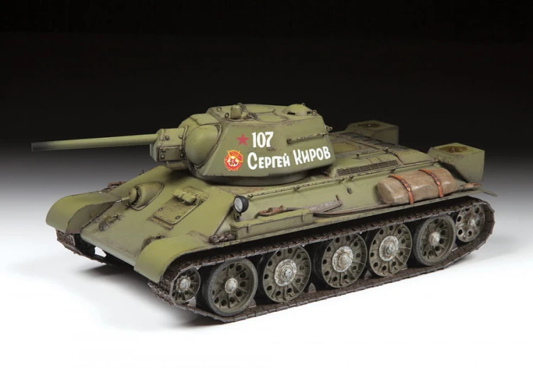 Czołg T-34/76 model 1942 3686 Zvezda