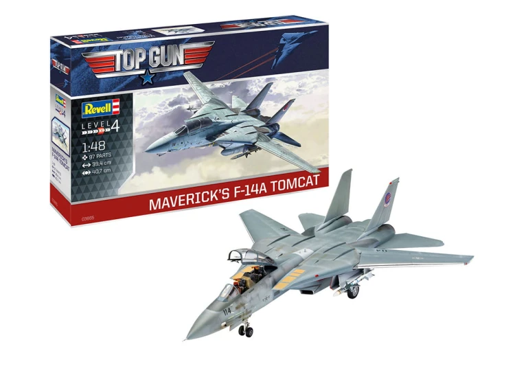 Samolot Grumman F-14a Tomcat Top Gun 03865 Revell