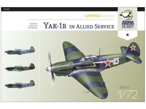 Samolot Yakovlev Yak-1B Jak-1B 70029 Arma Hobby