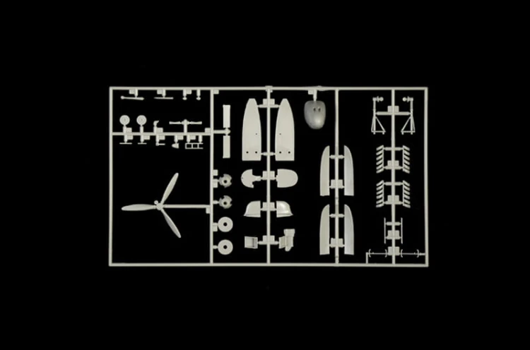 Samolot Messerschmitt Bf110 C/D 2794 Italeri