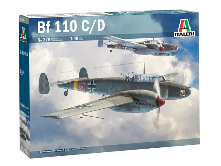 Samolot Messerschmitt Bf110 C/D 2794 Italeri