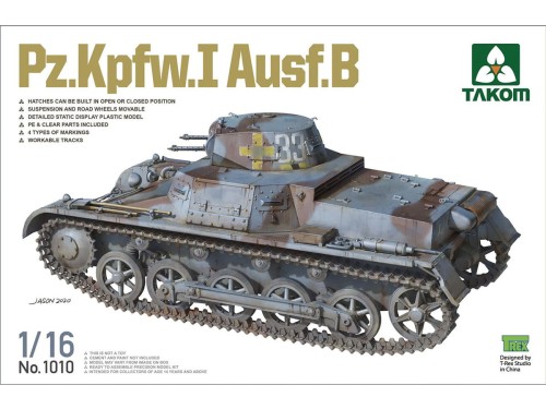 Czołg PzKpfw I Ausf.B 1010 Takom