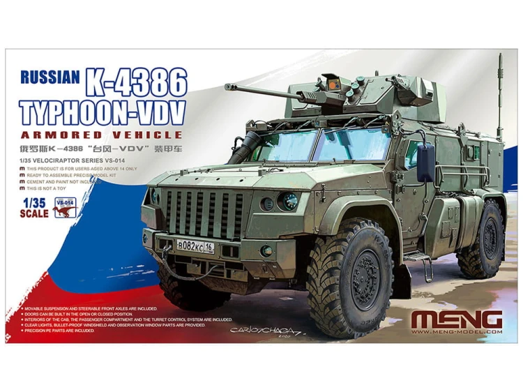 Pojazd opancerzony K-4386 Typhoon-VDV VS-014 Meng