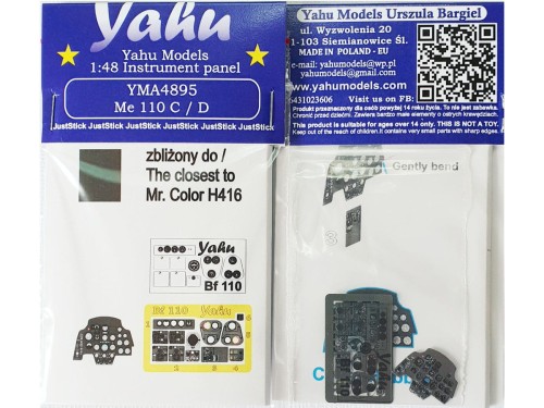 Fototrawiona tablica do Bf110 C/D