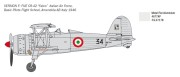 Samolot Fiat CR.42 Falco 2801 Italeri