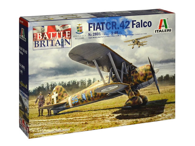 Samolot Fiat CR.42 Falco 2801 Italeri