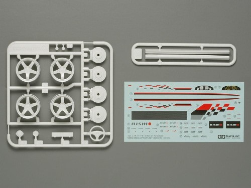 Kalkomania dodatki do Nissan GT-R R34 12608 Tamiya