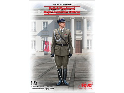 Figurka żołnierz Pułku Wojska Polskiego 16010 ICM