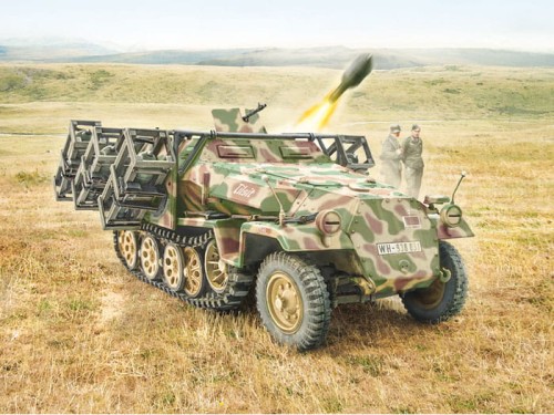 Transporter Sd.Kfz. 251/1 Wurfrahmen 7080 Italeri