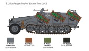 Transporter Sd.Kfz. 251/1 Wurfrahmen 7080 Italeri