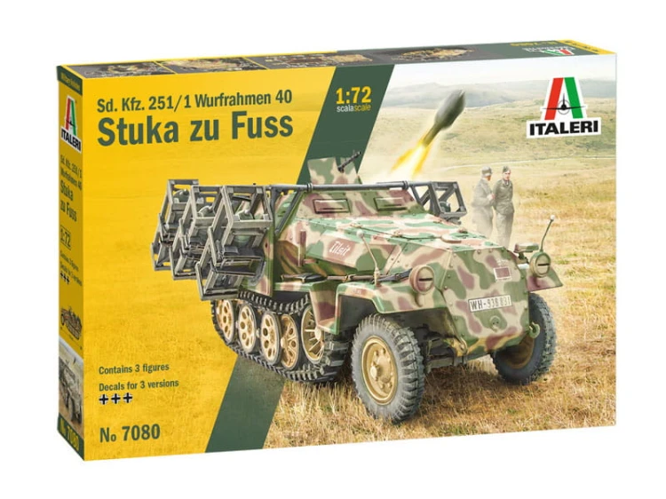 Transporter Sd.Kfz. 251/1 Wurfrahmen 7080 Italeri