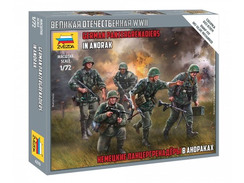 Figurki Niemieccy grenadierzy pancerni 6270 Zvezda