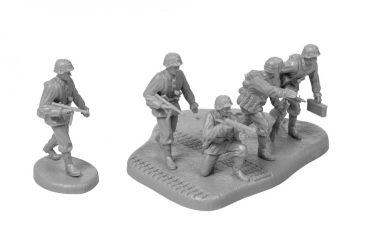 Figurki Niemieccy grenadierzy pancerni 6270 Zvezda