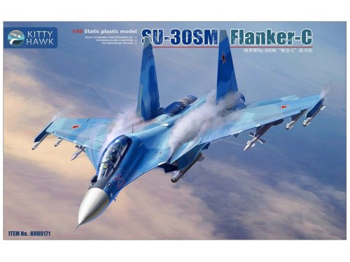 Samolot Sukhoi Su-30SM Flanker-C KH80171 Kitty Hawk