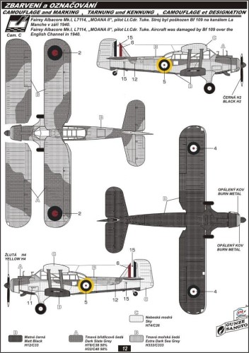 Samolot Fairey Albacore Mk.I SH48045 Special Hobby
