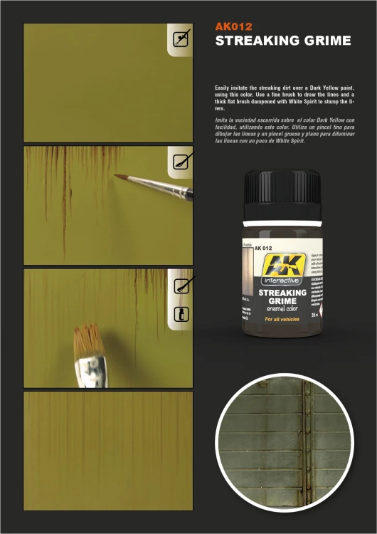 Weathering Streaking grime AK012 AK Interactive