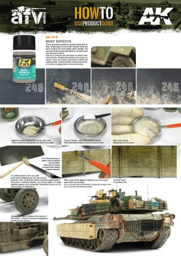 Weathering Dust effects AK015 AK Interactive
