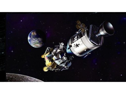 Statek kosmiczny CSM-109 Odyssey LM-7 Aquarius 11020 Dragon