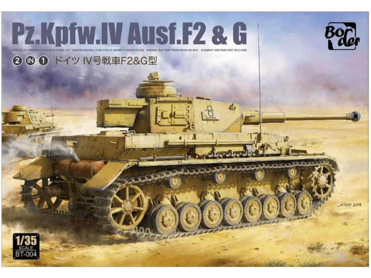 Czołg PzKpfw IV Ausf.F2/G BT-004 Border