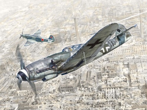 Samolot Messerschmitt Bf109 K-4 2805 Italeri