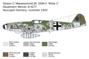 Samolot Messerschmitt Bf109 K-4 2805 Italeri