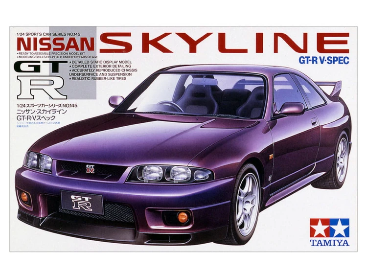 Nissan Skyline GT-R V-Spec R33 24145 Tamiya