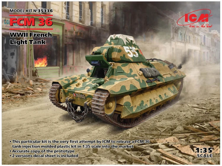 Czołg FCM 36 35336 ICM