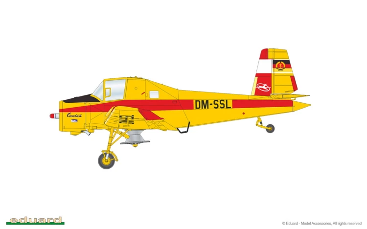 Samolot Zlin Z-37A Cmelak 7097 Eduard