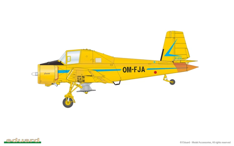 Samolot Zlin Z-37A Cmelak 7097 Eduard