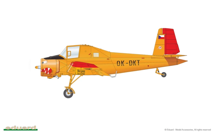 Samolot Zlin Z-37A Cmelak 7097 Eduard