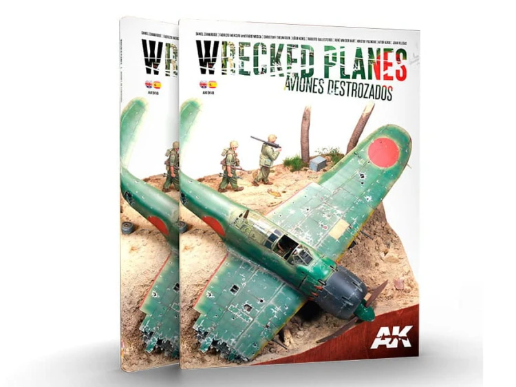 Poradnik Wrecked planes rozbite samoloty AK918 AK Interactive