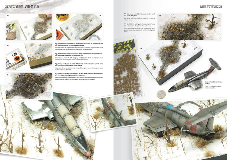 Poradnik Wrecked planes rozbite samoloty AK918 AK Interactive